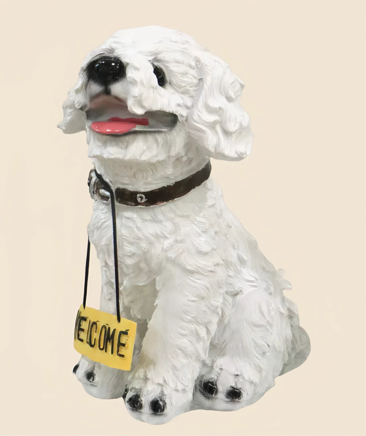 Bichon Frise Welcome Figurine
