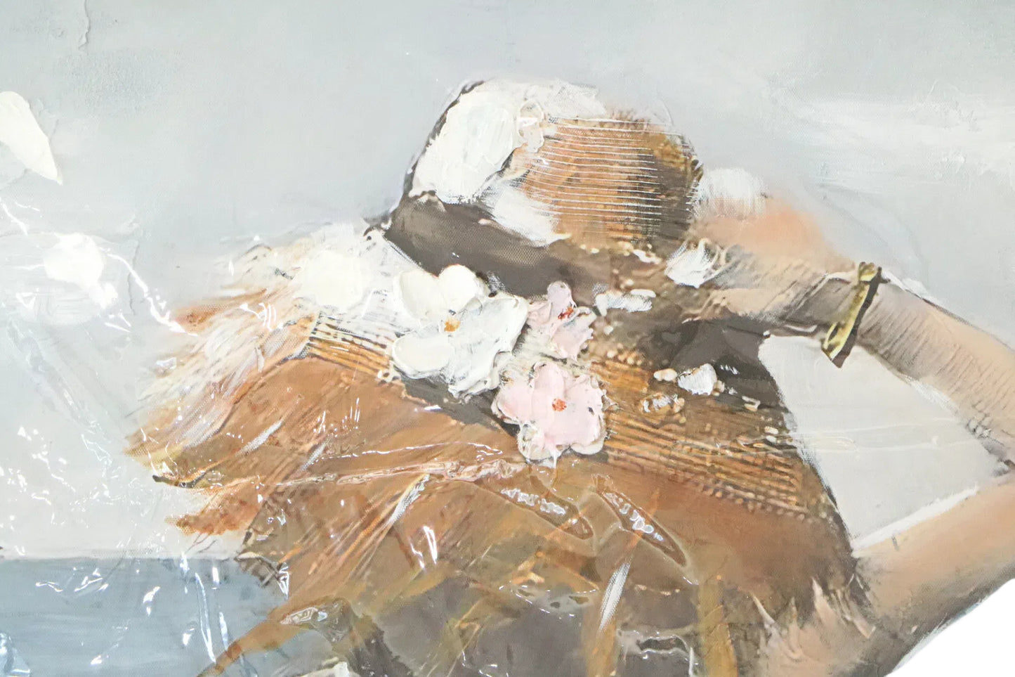 "Seaside Serenity" - Beach Bride Canvas Wall Art