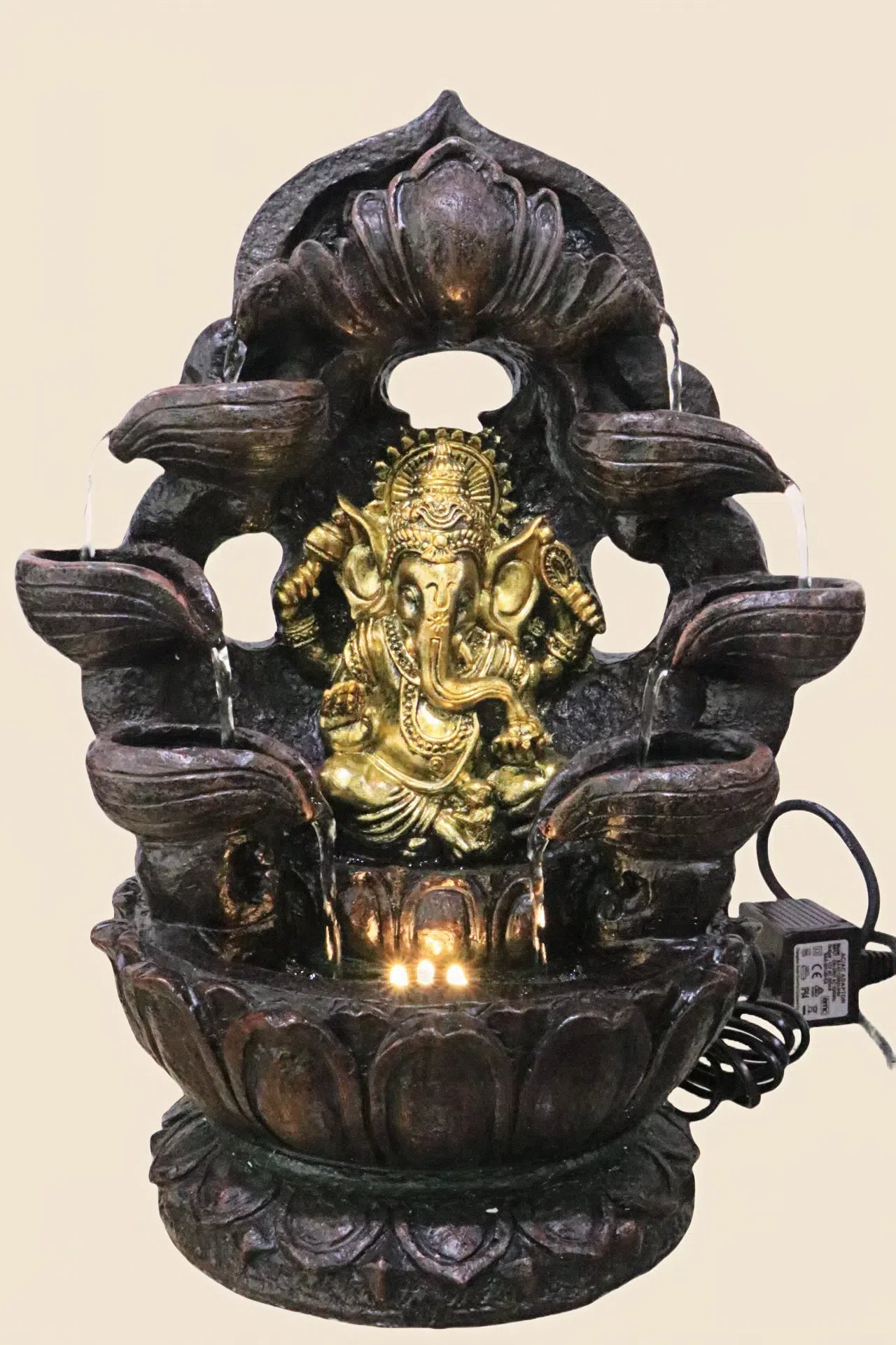 Ganesha Tabletop Water Fountain