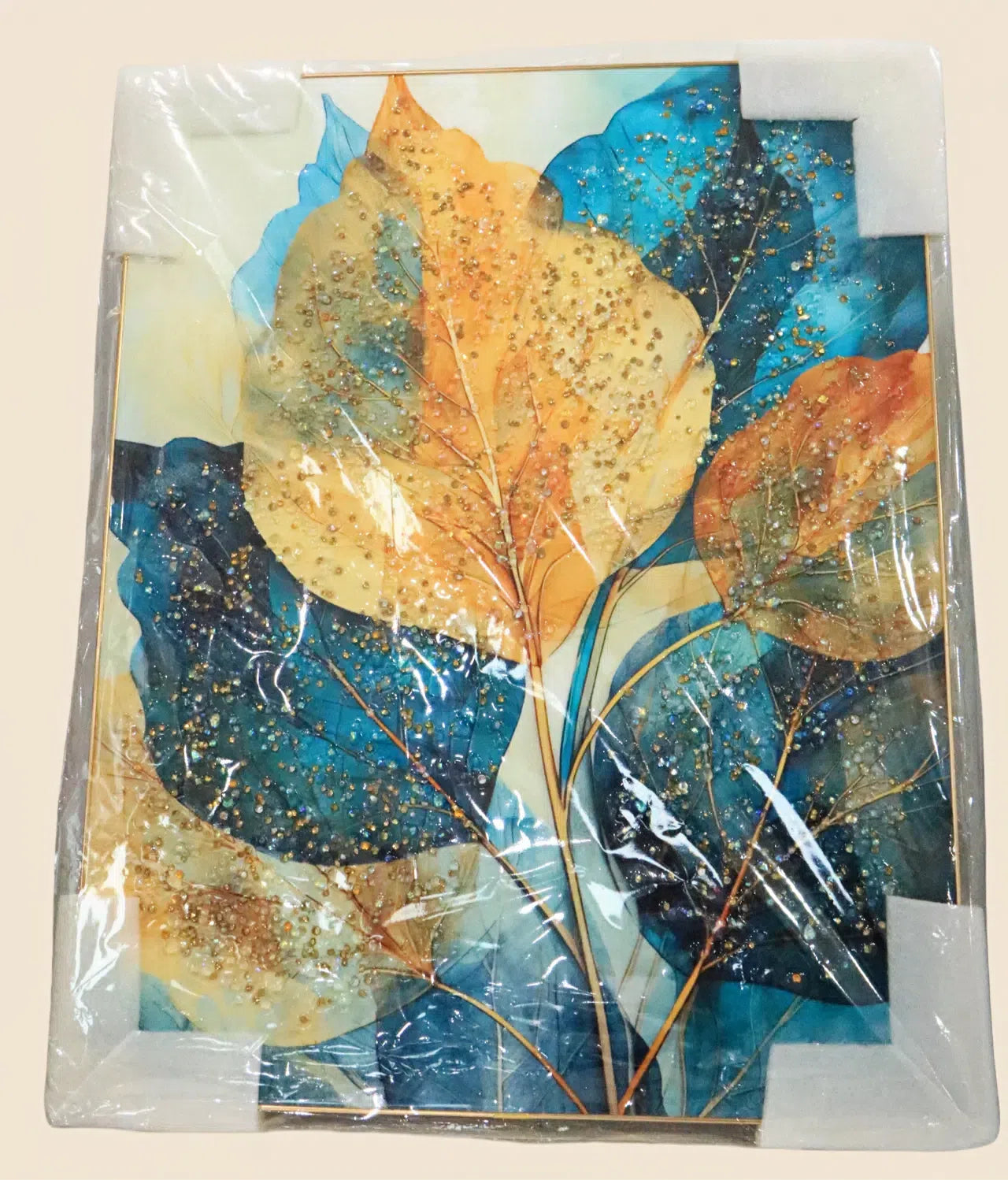 Crystal Leaf Canvas Print