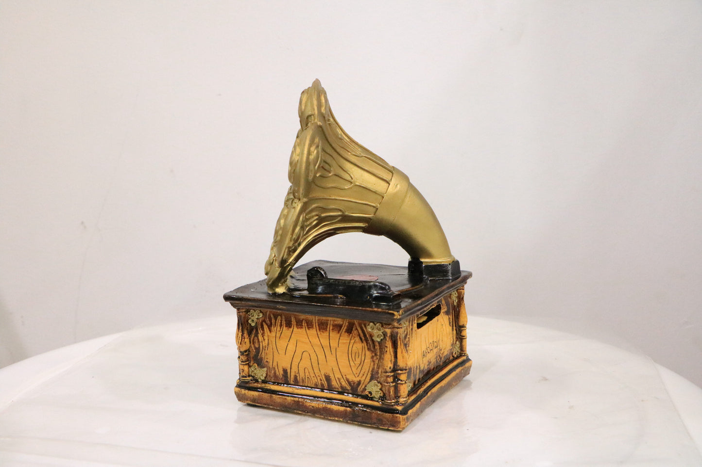 Vintage-Inspired Gramophone Sculpture