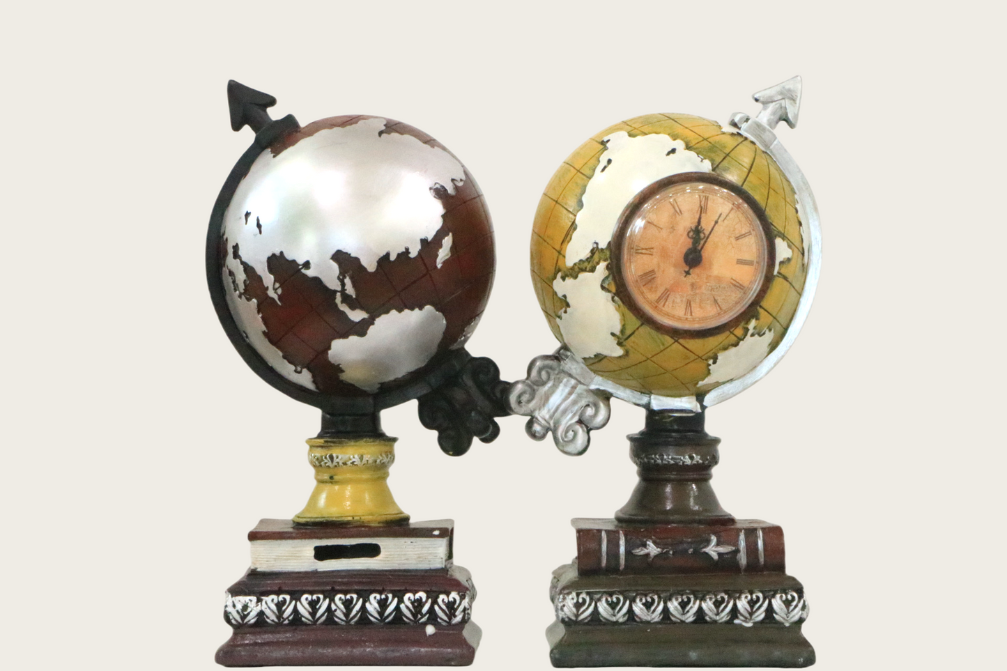 Vintage Globe Clock