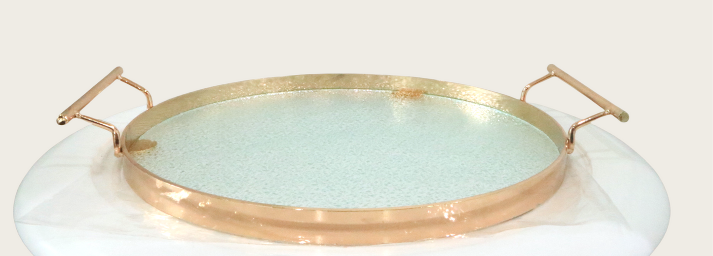 Elegant Round Serving Tray