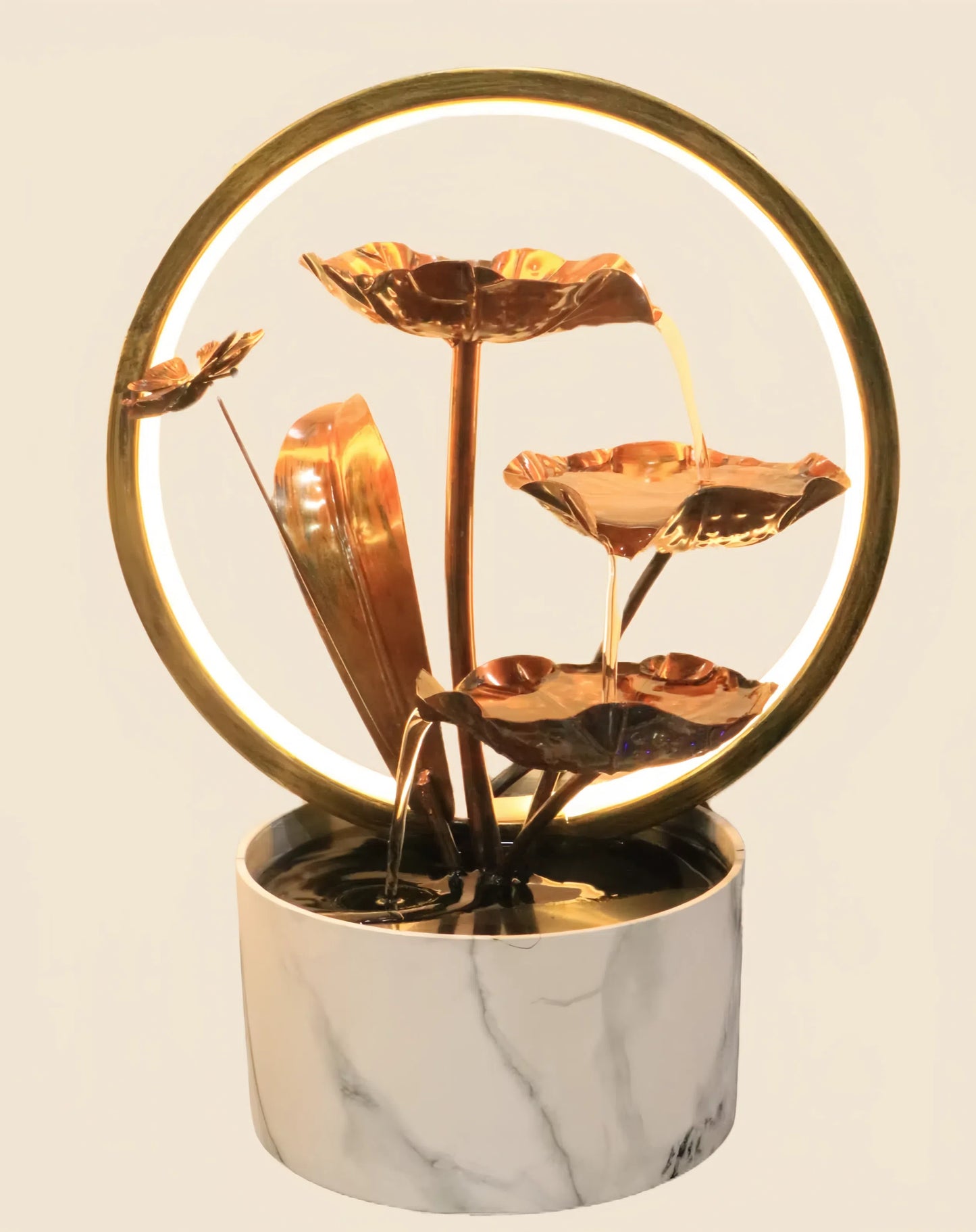 Lotus Flower LED Water Fountain