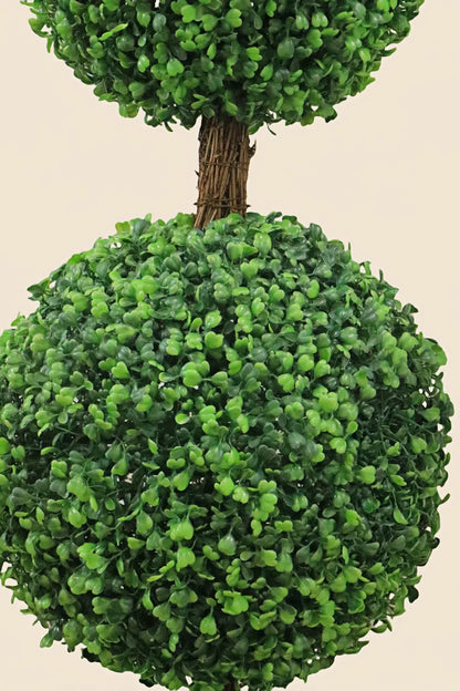 Triple-Sphere Boxwood Topiary