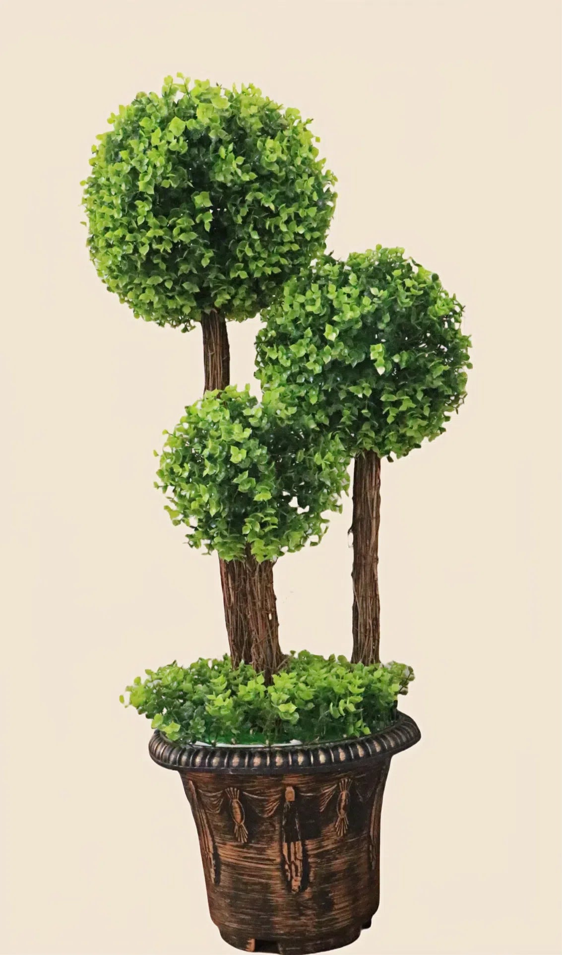Triple Topiary Tree