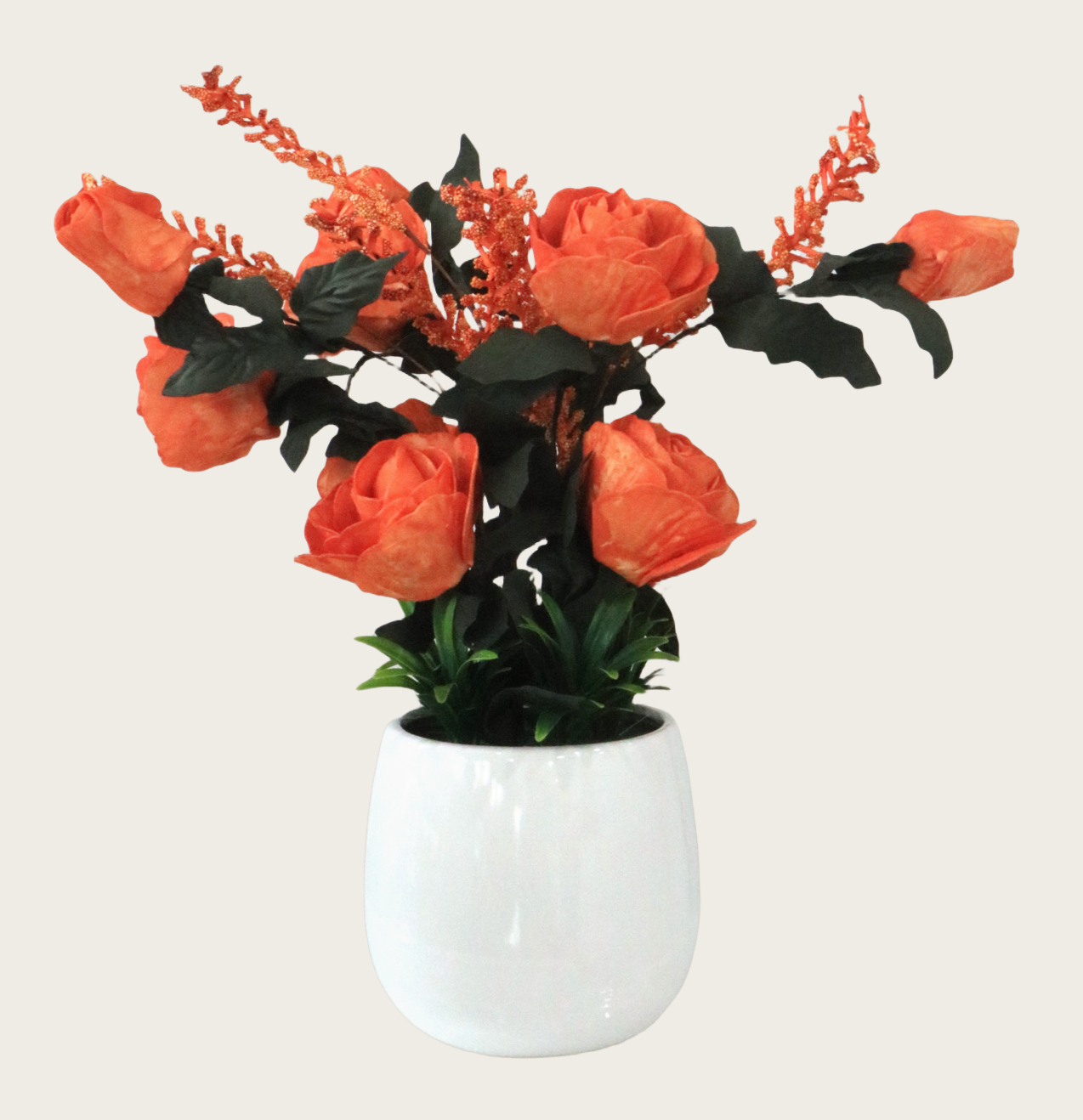Vibrant Rose Artificial Flower
