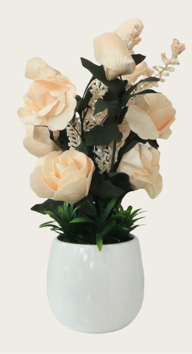 Vibrant Rose Artificial Flower