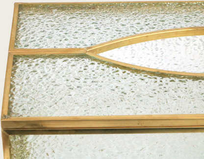 Elegant Vintage Glass Tissue Box