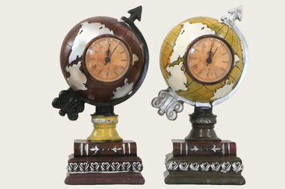 Vintage Globe Clock