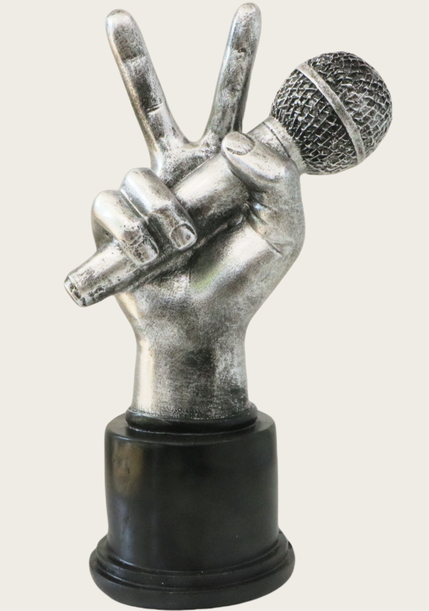Vintage-Inspired Music Award Trophy